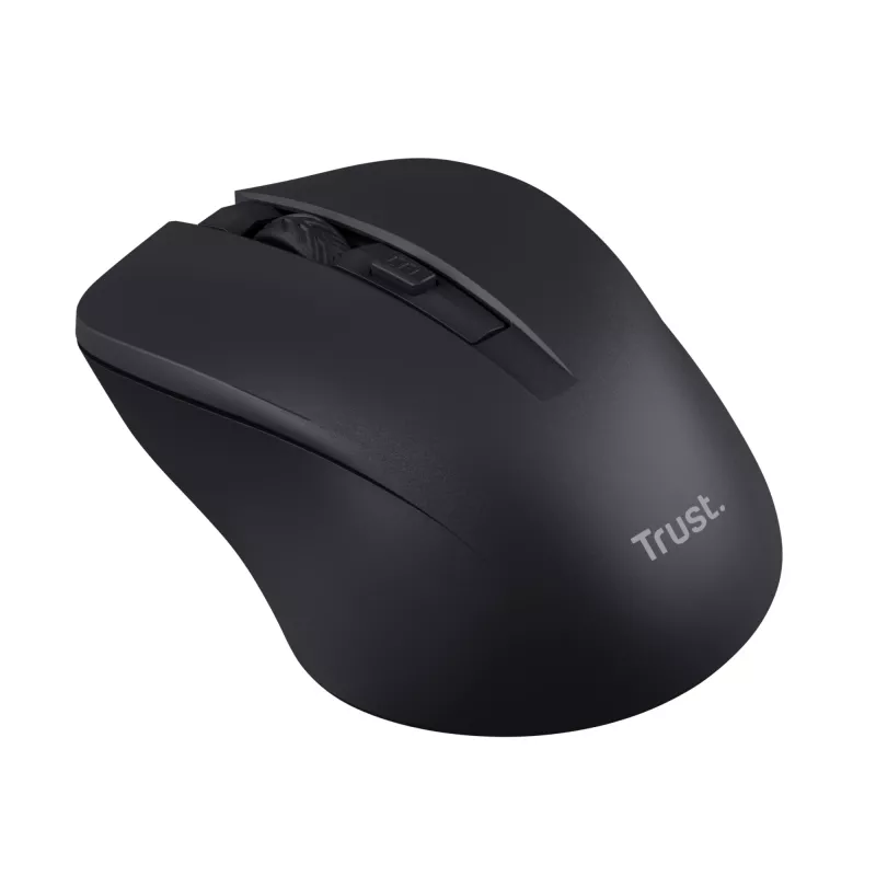 Rato Trust Mydo escritório ambidestro RF Wireless ótico 1800 DPI