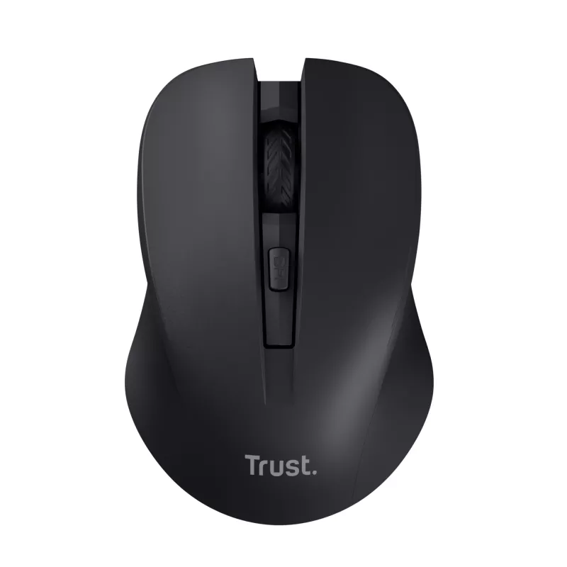 Rato Trust Mydo escritório ambidestro RF Wireless ótico 1800 DPI