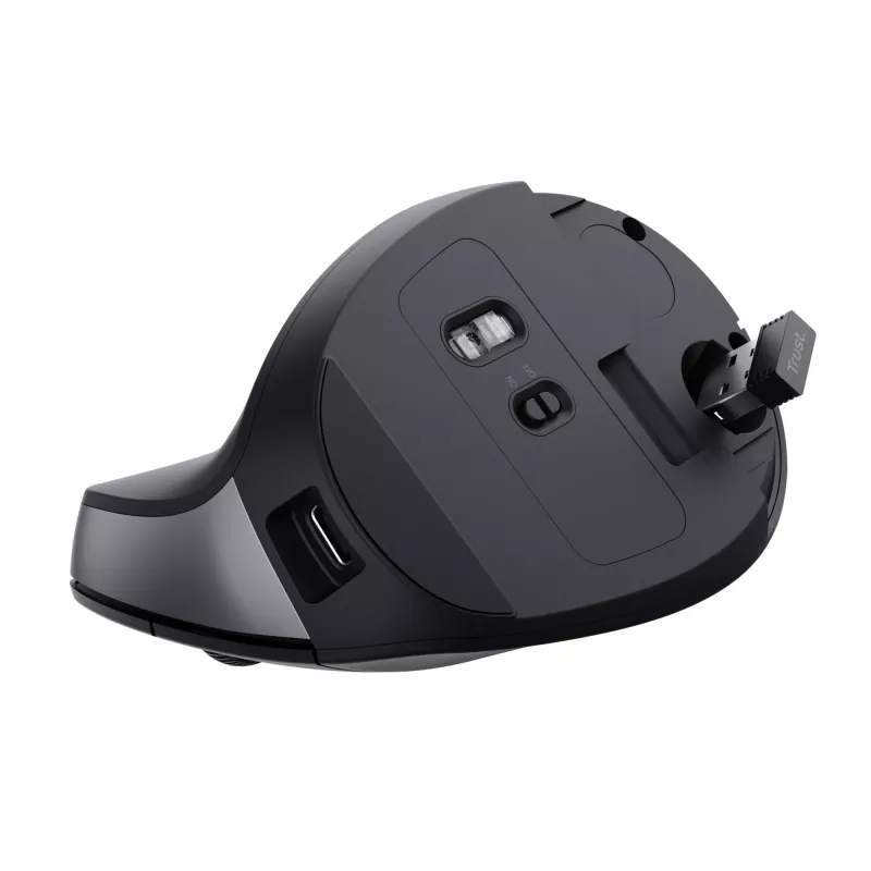 Rato Trust Bayo II médico destro RF Wireless ótico 2400 DPI