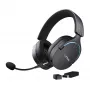 Headset Trust GXT 491 Fayzo com fios e sem fios head-band gaming USB Type-C Bluetooth preto