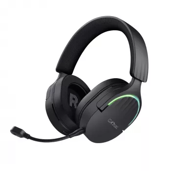 Headset Trust GXT 491 Fayzo com fios e sem fios head-band gaming USB Type-C Bluetooth preto
