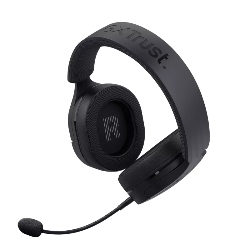 Headset Trust GXT 491 Fayzo com fios e sem fios head-band gaming USB Type-C Bluetooth preto