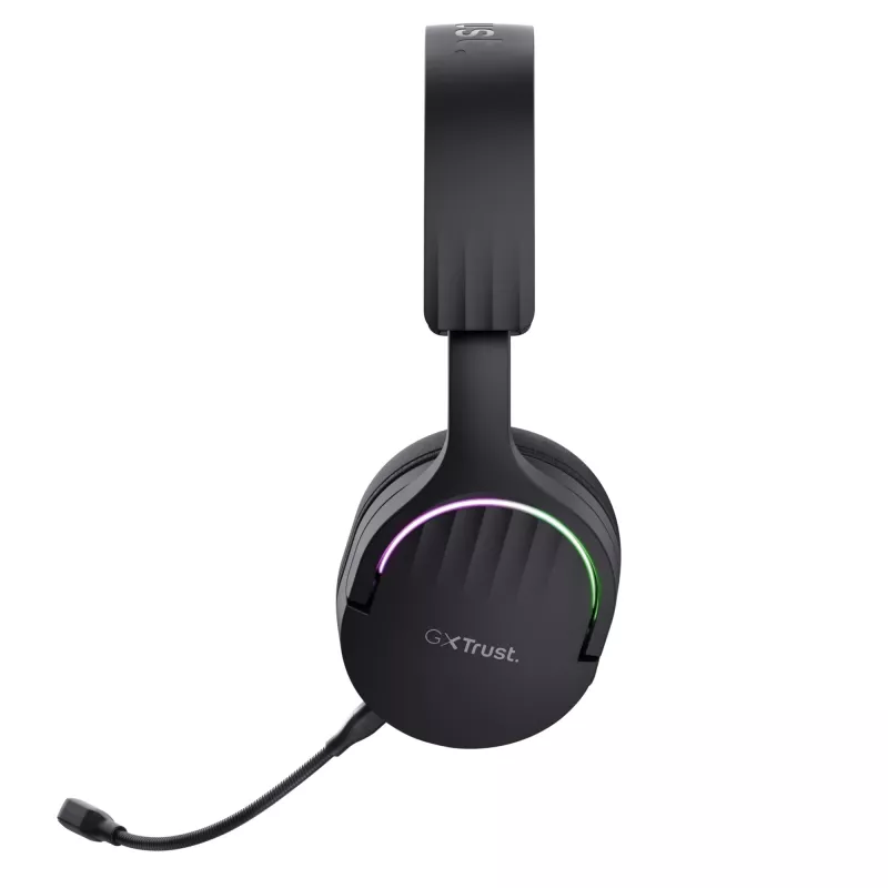 Headset Trust GXT 491 Fayzo com fios e sem fios head-band gaming USB Type-C Bluetooth preto
