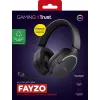Headset Trust GXT 491 Fayzo com fios e sem fios head-band gaming USB Type-C Bluetooth preto