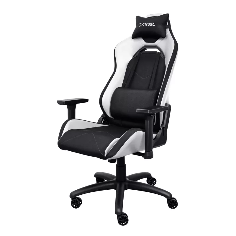 Cadeira gaming universal Trust GXT 714 RUYA, preto, branco