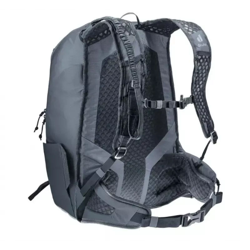 Mochila DEUTER Updays 24 SL – capacidade 24 L, formato mulher, Preto paraquedismo