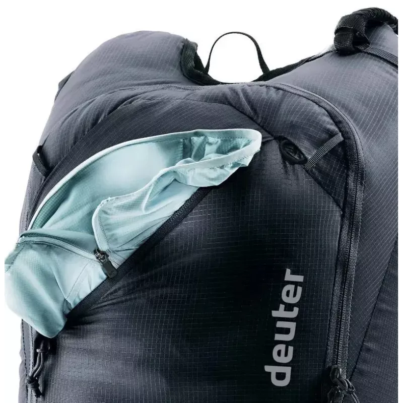 Mochila DEUTER Updays 24 SL – capacidade 24 L, formato mulher, Preto paraquedismo