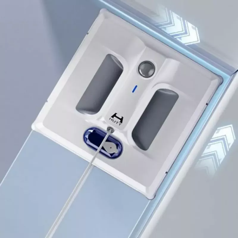 Robô de limpeza de janelas HUTT A1 com fios — 6000 Pa de sucção, branco