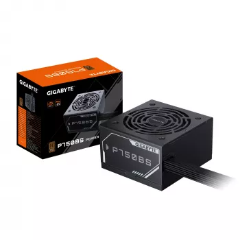 Fonte de alimentação GIGABYTE P750BS – PCI-E 6+2 Pin x 4, 80 PLUS Bronze, ventoinha de 120 mm, compatível com ATX, ficha EU