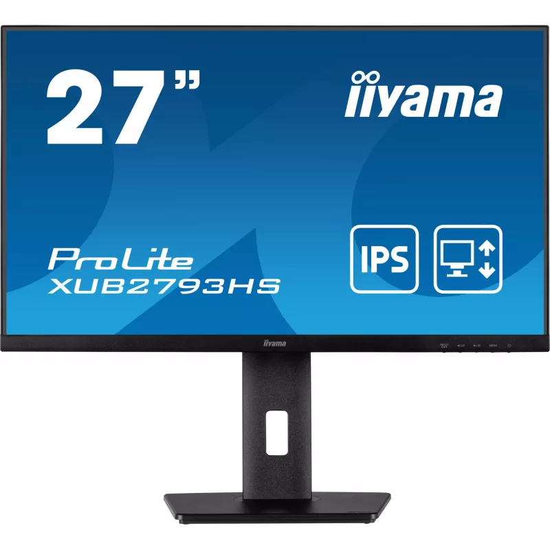 Monitor de computador iiyama ProLite XUB2793HS-B7 68,6 cm (27 polegadas) 1920 x 1080 píxeis Full HD LED Preto