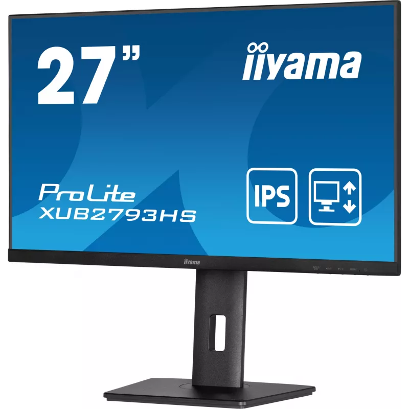 Monitor de computador iiyama ProLite XUB2793HS-B7 68,6 cm (27 polegadas) 1920 x 1080 píxeis Full HD LED Preto