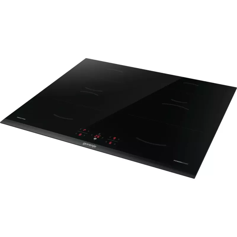 Placa de indução Gorenje GI6401BCE — encastrar 59,5 cm, 4 zonas vitrocerâmica, controlo tátil, 220–240 V