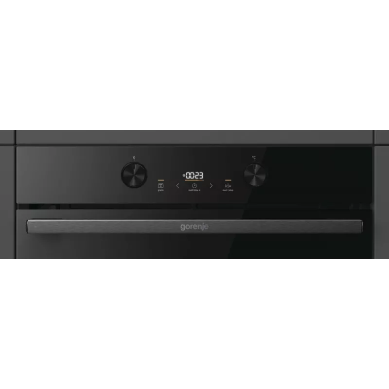 Forno elétrico de encastrar Gorenje G400 BPS6737E04DBG, 77 L, 3500 W, controlo tátil, pirólise, preto