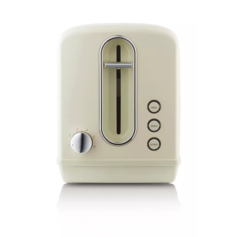 Torradeira Gorenje T1100CLI 2 fatias 1100 W champanhe, 6 níveis de tostagem, função descongelar e aquecer