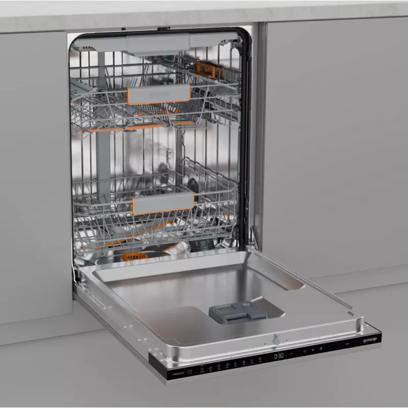 Máquina de lavar loiça de encastrar Gorenje GV663B65XXL — aço inoxidável, 60 cm, 14 serviços, 6 programas, 38 dB