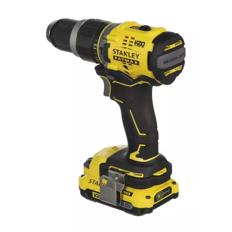 Stanley FATMAX SFMCD721D2K berbequim a bateria de 18 V, 2 baterias de 2,0 Ah, com mala
