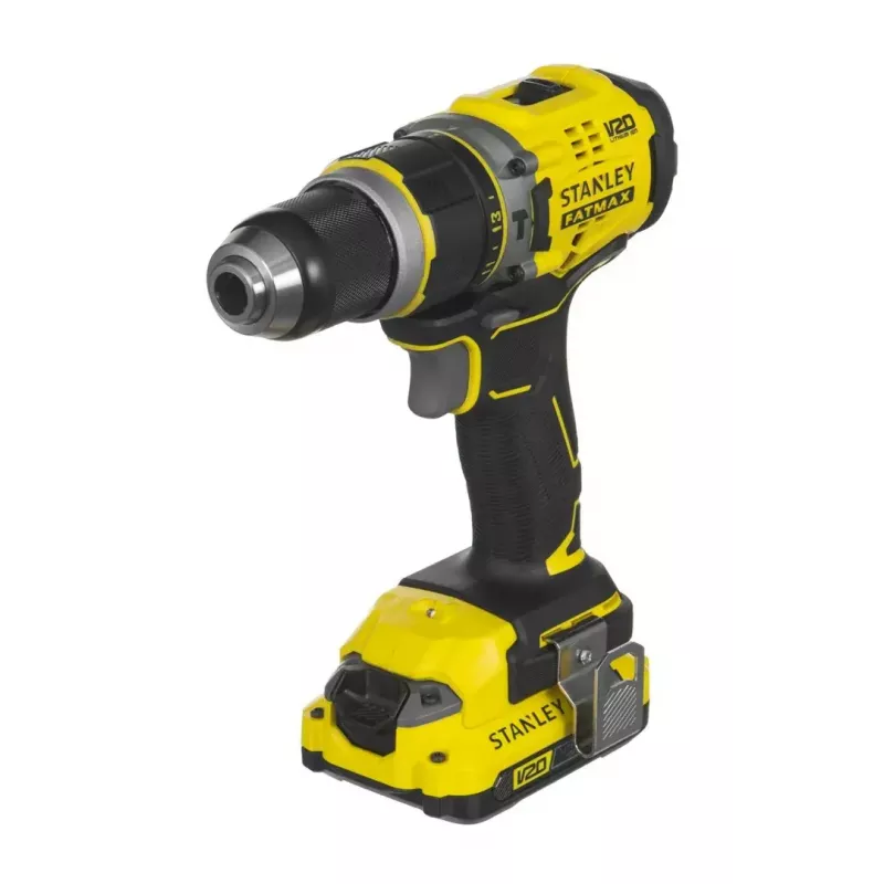 Stanley FATMAX SFMCD721D2K berbequim a bateria de 18 V, 2 baterias de 2,0 Ah, com mala