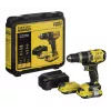 Stanley FATMAX SFMCD721D2K berbequim a bateria de 18 V, 2 baterias de 2,0 Ah, com mala