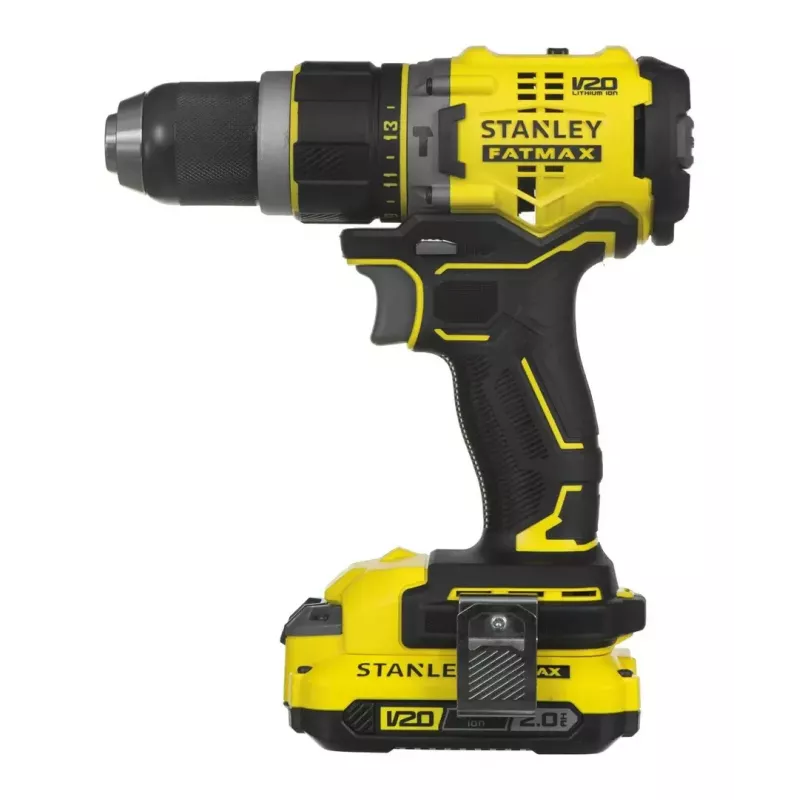 Stanley FATMAX SFMCD721D2K berbequim a bateria de 18 V, 2 baterias de 2,0 Ah, com mala
