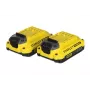 Berbequim aparafusador compacto a bateria STANLEY FMCD721D2K 18V, 2x 2Ah Li-Ion, 2.100 min⁻¹, 35.700 impactos/min, incl. carregador e mala