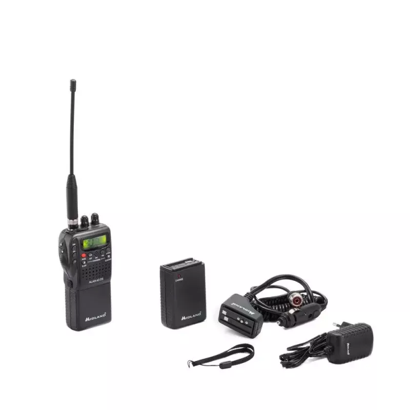 Rádio Midland C1267 40 canais 26,565 – 27,99125 MHz preto
