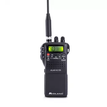 Rádio Midland C1267 40 canais 26,565 – 27,99125 MHz preto