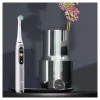 Escova de dentes elétrica Oral-B iO 9 adultos rotativa, 2 cabos, 2 cabeças de escova, bateria integrada, 3 h de carregamento, preto/rosa
