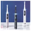 Escova de dentes elétrica Oral-B iO 9 adultos rotativa, 2 cabos, 2 cabeças de escova, bateria integrada, 3 h de carregamento, preto/rosa
