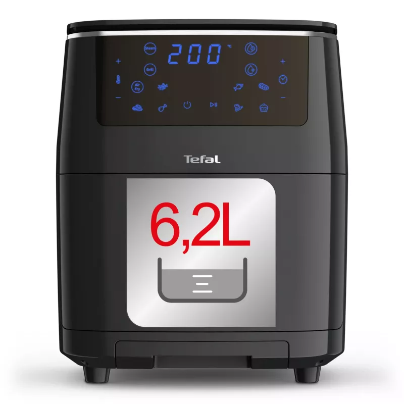 Fritadeira de ar quente Tefal Easy Fry Grill & Steam FW2018 individual autónoma 1700 W preta