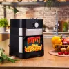 Fritadeira de ar quente Tefal Easy Fry Grill & Steam FW2018 individual autónoma 1700 W preta