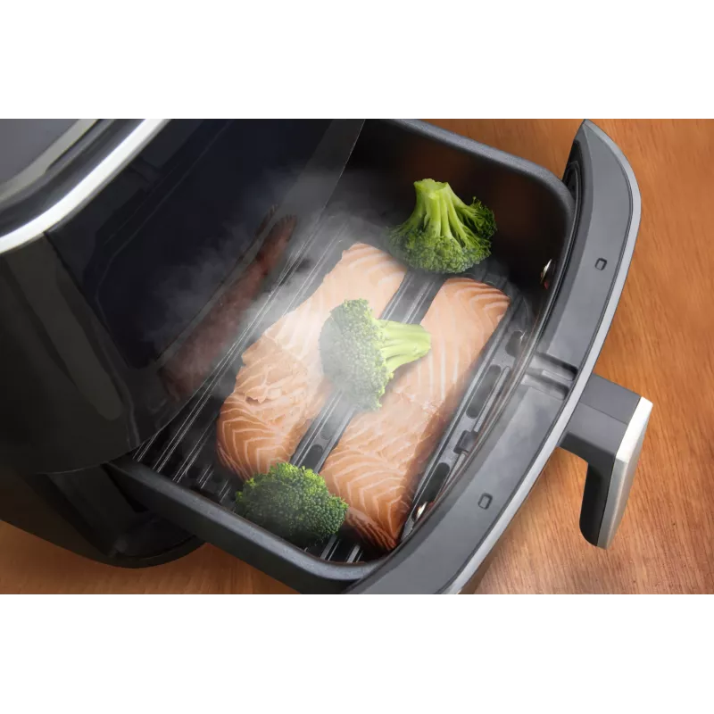 Fritadeira de ar quente Tefal Easy Fry Grill & Steam FW2018 individual autónoma 1700 W preta