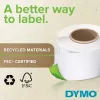 Etiqueta de impressora autoadesiva DYMO 2177565 branca picotada 10,2x21 cm