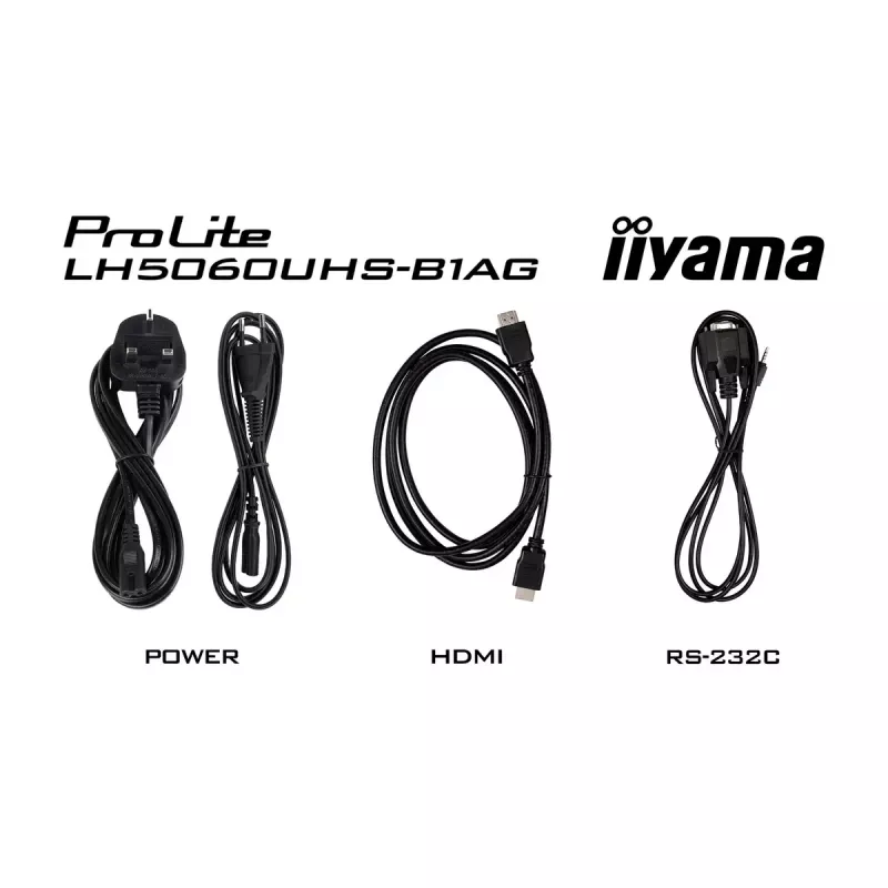 A-board digital iiyama LH5060UHS-B1AG 49,5 polegadas LED 4K Ultra HD 3840 x 2160