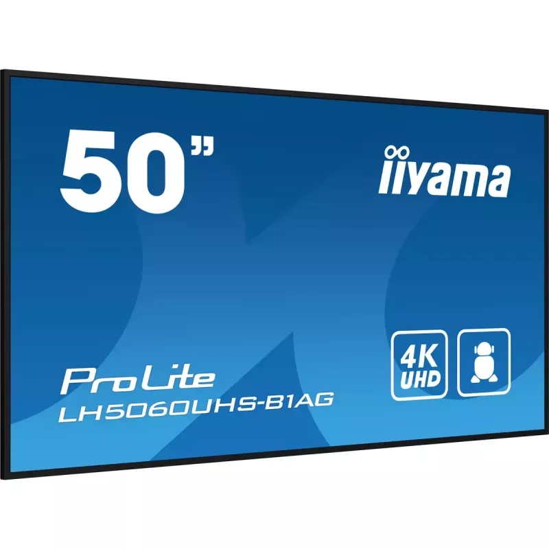 A-board digital iiyama LH5060UHS-B1AG 49,5 polegadas LED 4K Ultra HD 3840 x 2160