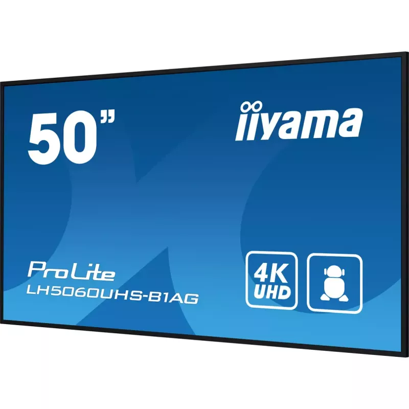 A-board digital iiyama LH5060UHS-B1AG 49,5 polegadas LED 4K Ultra HD 3840 x 2160
