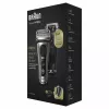 Máquina de barbear Braun Series 9 Pro+ 9525s húmido e seco máquina de barbear de lâminas aparador metálico