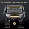 Máquina de barbear Braun Series 9 Pro+ 9525s húmido e seco máquina de barbear de lâminas aparador metálico