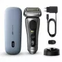 Máquina de barbear Braun Series 9 Pro+ 9525s húmido e seco máquina de barbear de lâminas aparador metálico
