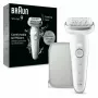 Depiladora Braun Silk-épil 9 9-011 40 pinças prateado branco