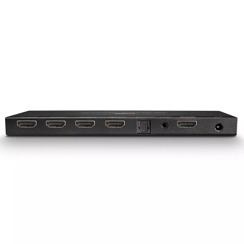 Splitter HDMI 18G Lindy de 4 portas com áudio e downscaling