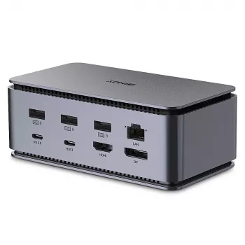 Docking station para portátil Lindy DST-Pro USB4, USB-C