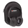 Headset Lindy LH500XW+ com fios e sem fios arco de cabeça música USB Type-C Bluetooth preto