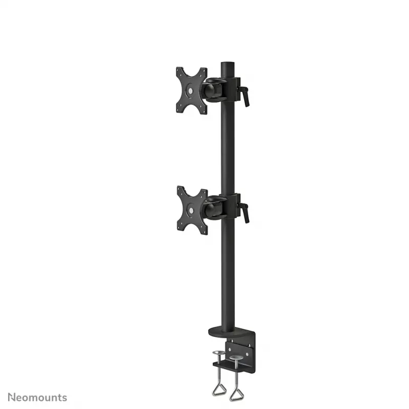 Braço de monitor Neomounts FPMA-D700DV 10-27 polegadas, fixação por grampo, 6 kg, 25,4 cm (10 polegadas), 68,6 cm (27 polegadas), 100 x 100 mm, preto