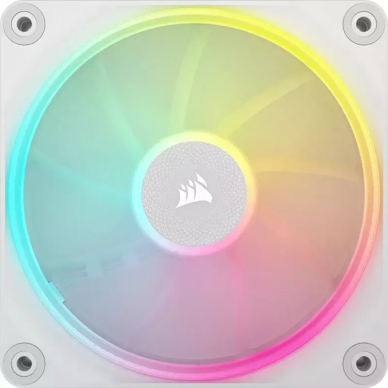Ventoinha Corsair iCUE LINK LX120 RGB 12 cm branca 400-2400 RPM