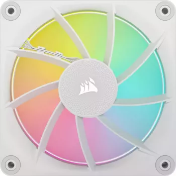 Ventoinha Corsair iCUE LINK LX120 RGB 12 cm branca 400-2400 RPM