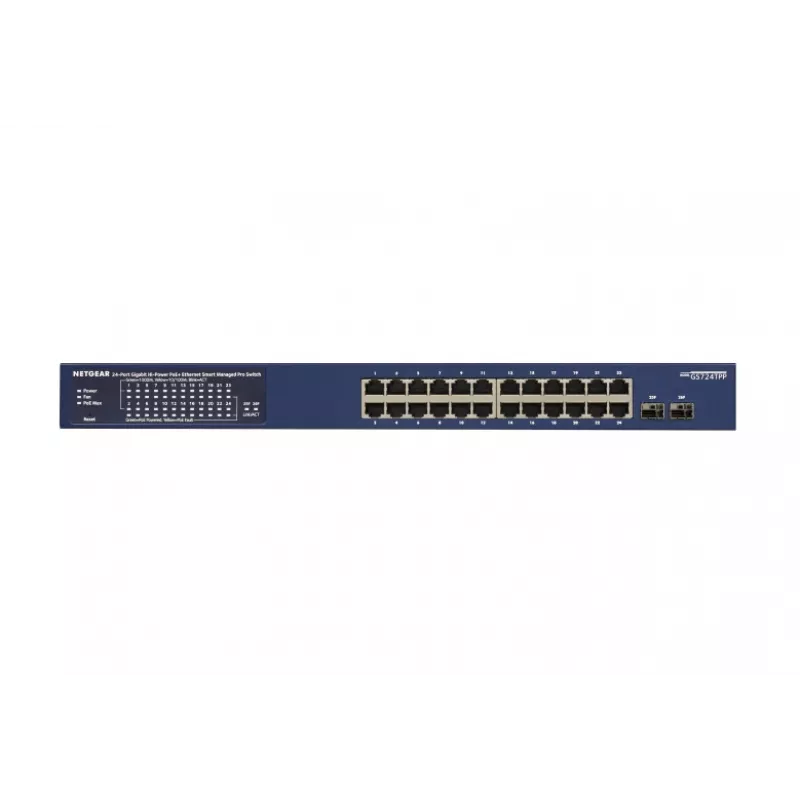 NETGEAR GS724TP-300EUS switch de rede gerido L2/L3/L4 Gigabit Ethernet (10/100/1000) Power over Ethernet (PoE) azul