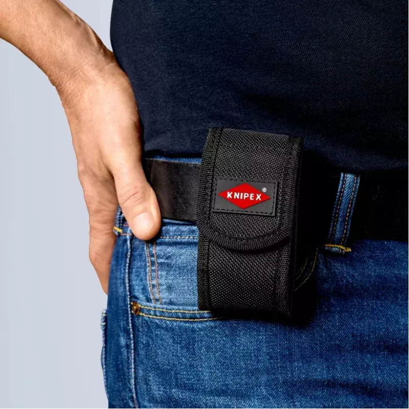 Knipex 00 20 72 V04 XS conjunto de mini alicates, 2 peças, com bolsa de cinto, crómio-vanádio, preto