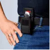Knipex 00 20 72 V04 XS conjunto de mini alicates, 2 peças, com bolsa de cinto, crómio-vanádio, preto