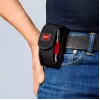 Knipex 00 20 72 V04 XS conjunto de mini alicates, 2 peças, com bolsa de cinto, crómio-vanádio, preto