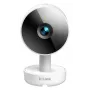 Câmara Wi-Fi interior 2K QHD D-Link DCS-8350LH, câmara de vigilância IP, interior, com fios e sem fios, Amazon Alexa e Google Assistant, mesa, branco
